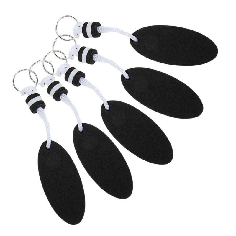 Hannabass Floating Surfboard Keychain Ring Outdoor Key Holder Black Saftey - Image 2