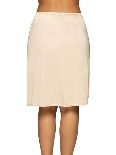Vanity Fair Womens Anti-static Nylon For Under Dresses Half Slip, 24" Length - Neutral, Medium US - Image 3