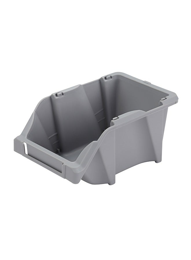 LAWAZIM Plastic Storage Bin #1-295x195x130mm- Stackable Storage Container, Spacious and Easy-to-Clean - Versatile Organizer for Stationery, Tools, Toys, and Household Items in Home, Office and Garage - Image 1