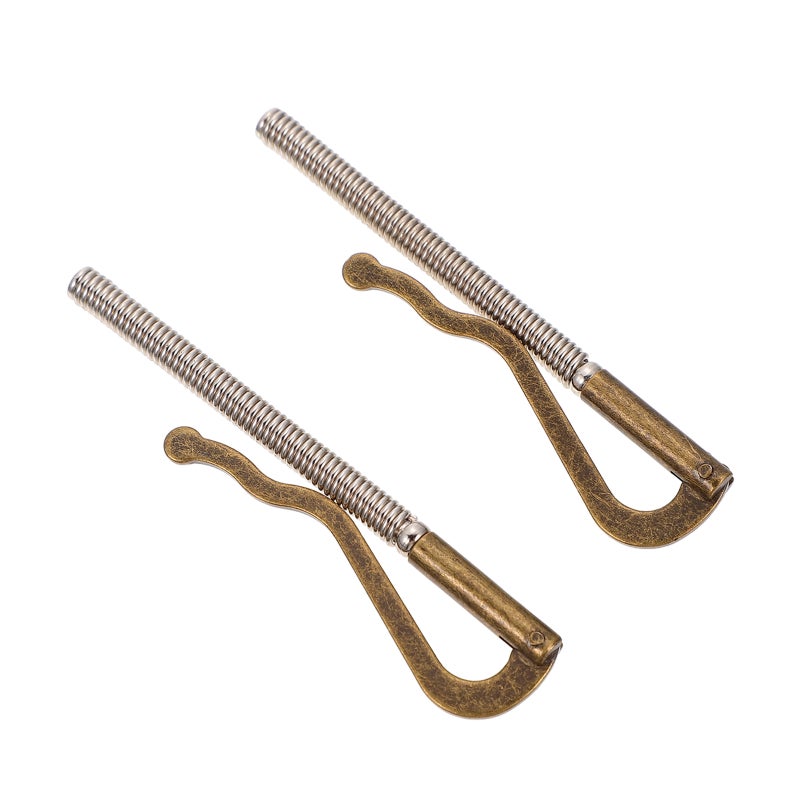2Pcs Wallet Check Holders Metal Spring Banknote Clips Credit Holders - Image 1