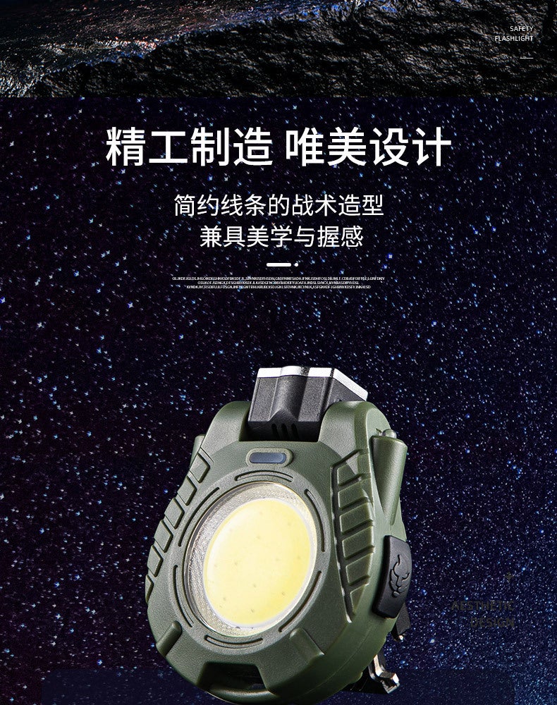 Inductive Cap Light Multifunction Mini Flashlight Portable Work Lamp G056-cangling green induction hat clamp light