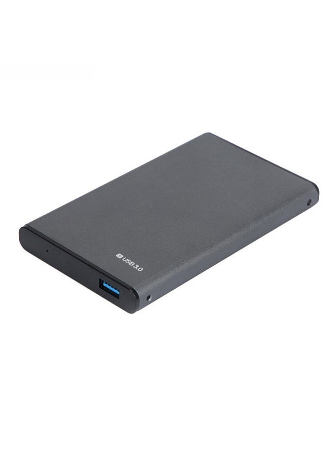 Metal Hard Disk Box Suitable For SSD Solid State Mechanical 2.5 Inch USB3.0 High Speed External Mobile Box-Color:U25K30-Gray  - Image 2
