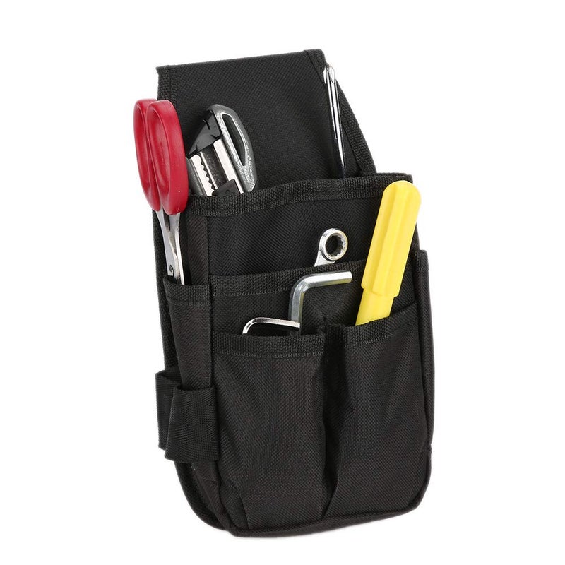 Heayzoki Electrician Tool Waist Bag with Multiple Pockets,Professional Multi-Purpose Electrician Tool Pouch,Tool Holder Pocket Attachment for Tool Belt - Image 1