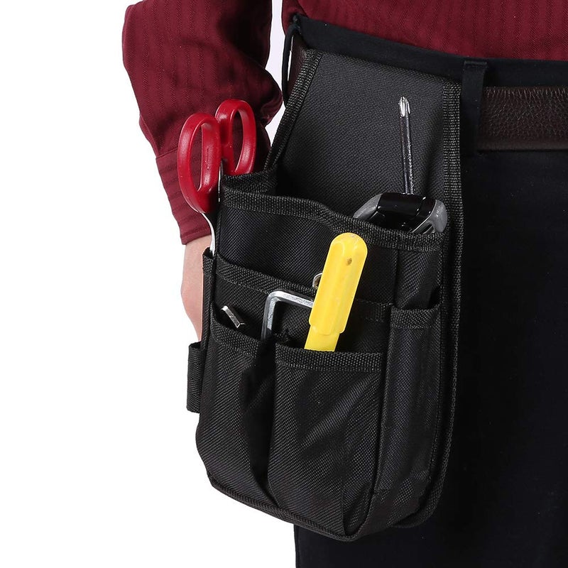 Heayzoki Electrician Tool Waist Bag with Multiple Pockets,Professional Multi-Purpose Electrician Tool Pouch,Tool Holder Pocket Attachment for Tool Belt - Image 4