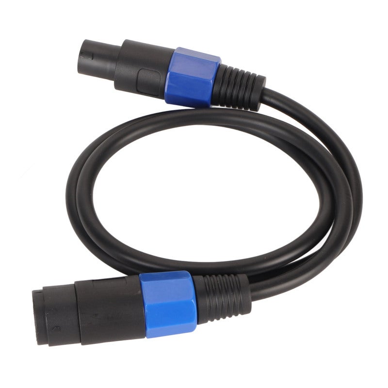 Professional Speaker Cable 3.3ft 1.6mm² Brass Wire Premium PVC 65P - Secure Spring Loaded Locking Mechanism Quick Lock Speaker Cable for DJ Stage Monitor High Power Loudspeaker Setup - Image 4