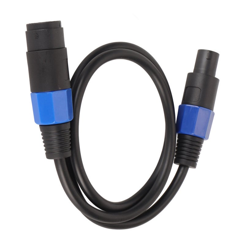 Professional Speaker Cable 3.3ft 1.6mm² Brass Wire Premium PVC 65P - Secure Spring Loaded Locking Mechanism Quick Lock Speaker Cable for DJ Stage Monitor High Power Loudspeaker Setup - Image 3