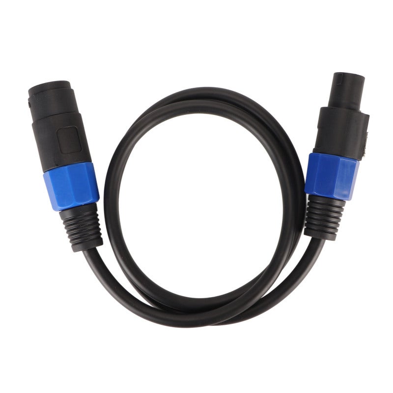 Professional Speaker Cable 3.3ft 1.6mm² Brass Wire Premium PVC 65P - Secure Spring Loaded Locking Mechanism Quick Lock Speaker Cable for DJ Stage Monitor High Power Loudspeaker Setup - Image 1