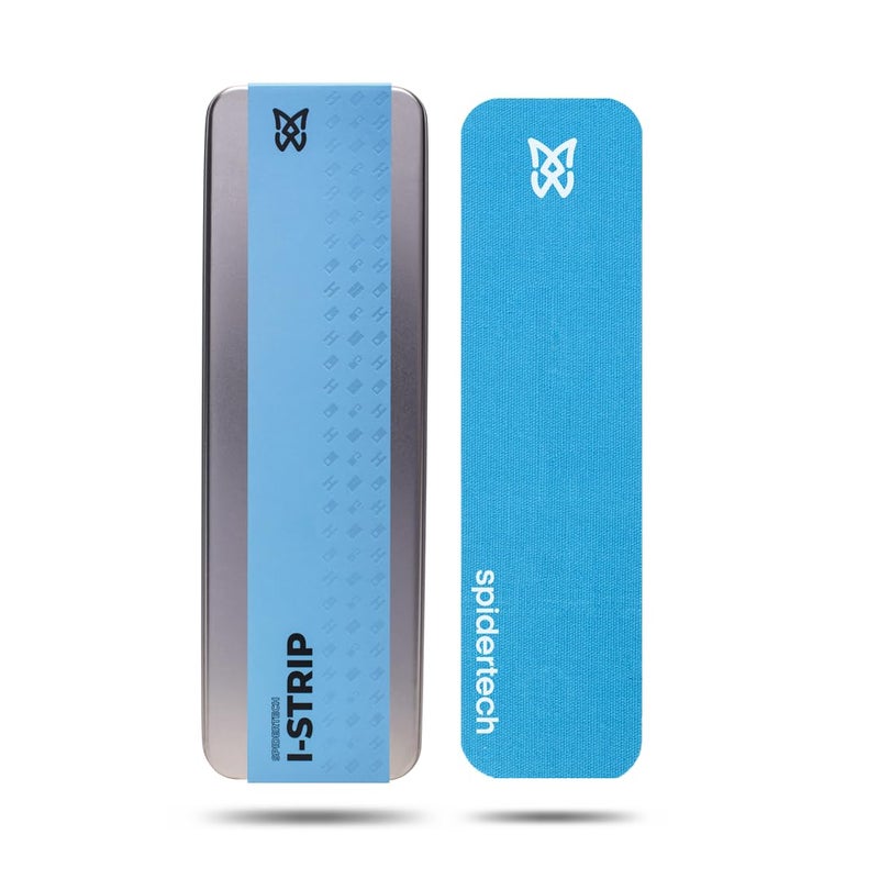 Spidertech Kinesiology Atheletic Tape 8 Precut Strips 20 Pack Blue