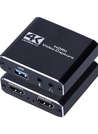 HDMI Video Capture Card 4K, USB3.0 1080P 60FPS HD Ultra Low Latency, Game Capture Card for Gaming / Live Streaming / Videoconferencing for Nintendo Switch / PS4 / Xbox One / OBS / Camera / PC - pzsku/Z1D723EC21470BFD3F9B0Z/45/_/1734603913/9aa826c8-01c3-4b47-ba56-25660cb6482b