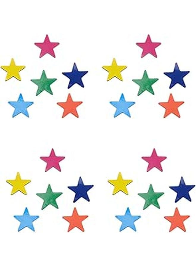 30mm Star Reward Magnets 50pcs Assorted Colors For Refrigerator Whiteboard Office Kitchen Decoration - Image 1