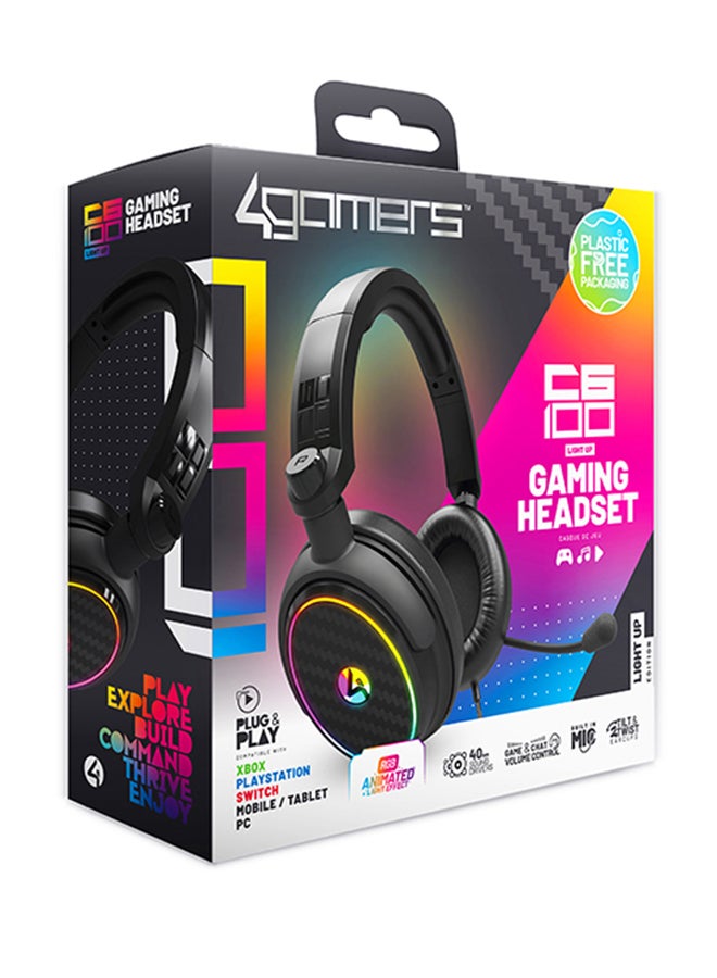 4GAMERS C6 100 LED HEADSET - Image 2