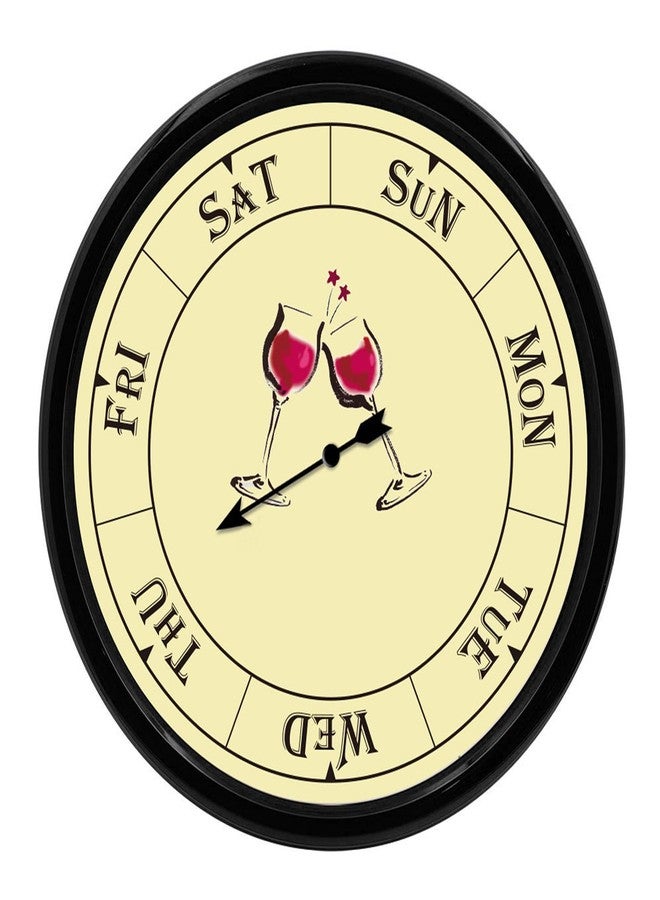 Presentastic Retirement Gift for Woman, Day of The Week Clock, Unique Retirement Gifts, Day Clocks for Seniors Grandparents Funny Living Room Decor - Image 1