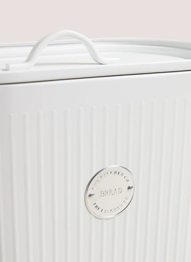 Matalan The Kitchen Co White Bread Bin (33cm x 21.5cm)