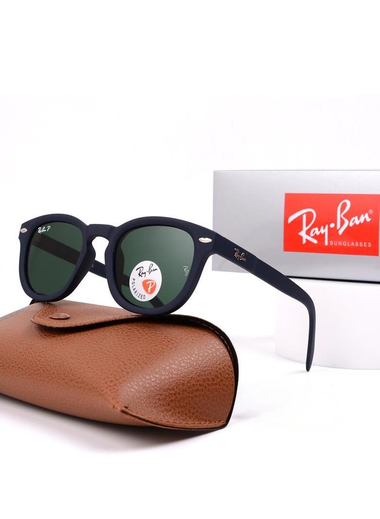 RAYBEEN Ray-Ban Junior Classic Sunglasses Black Framed with Green UV Lenses - Image 1