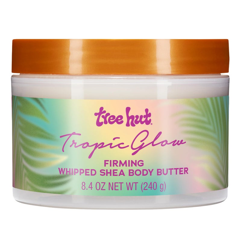 Tree Hut Tropic Glow Whipped Shea Body Butter, Long-Lasting Hydration for Soft, Smooth Skin, Lightweight Moisturizer, 8.4 fl oz - Image 1