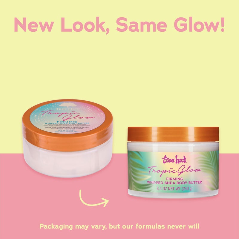 Tree Hut Tropic Glow Whipped Shea Body Butter, Long-Lasting Hydration for Soft, Smooth Skin, Lightweight Moisturizer, 8.4 fl oz - Image 2