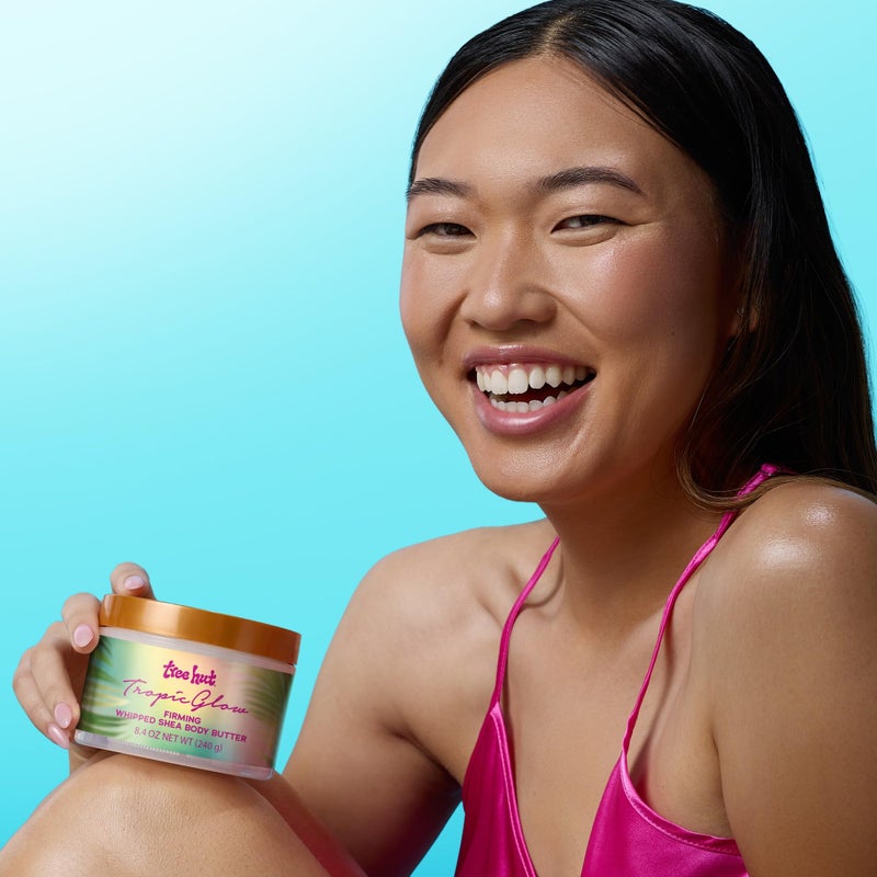 Tree Hut Tropic Glow Whipped Shea Body Butter, Long-Lasting Hydration for Soft, Smooth Skin, Lightweight Moisturizer, 8.4 fl oz - Image 3