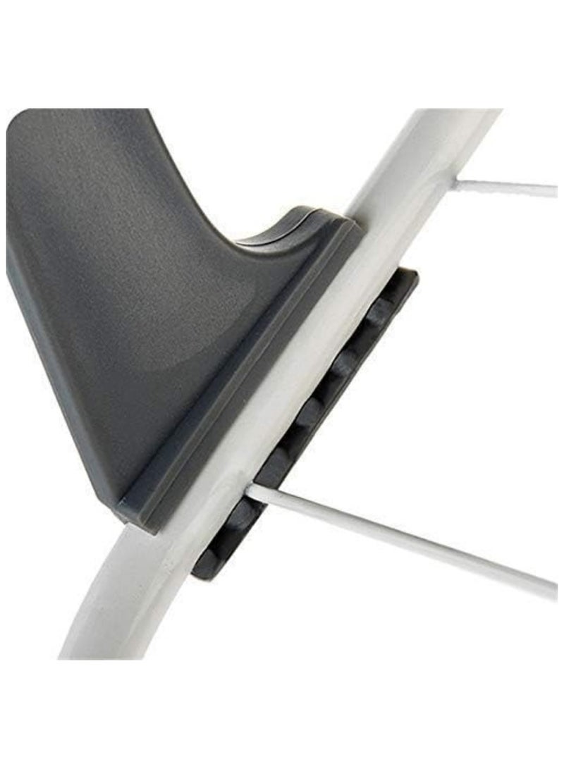 Adjustable Over-the-Rail Drying Rack – 68 x 38 cm Folding Laundry Rack with Durable Steel Frame and Non-Slip Hooks – Ideal for Balconies, Radiators, and Doors - Image 4