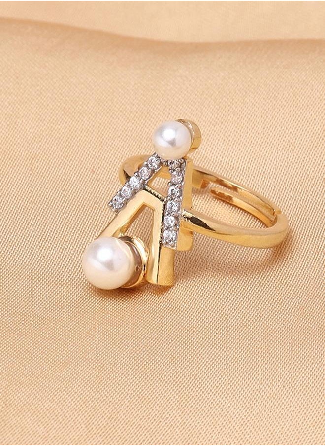 VOYLLA Voylla Gold Brass Rings  - Image 1