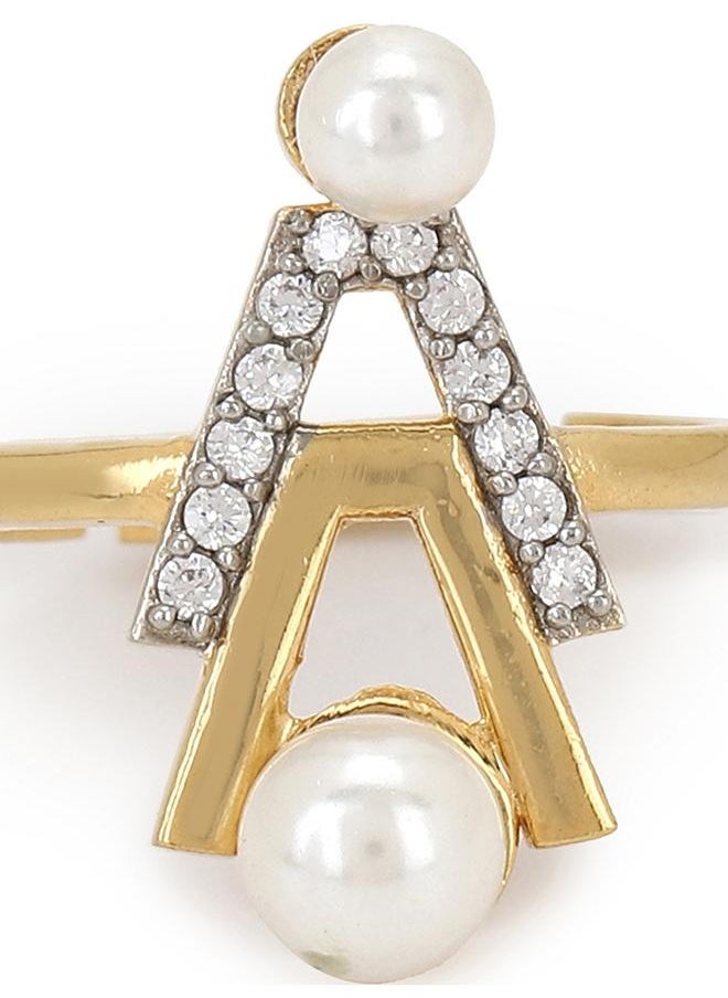 VOYLLA Voylla Gold Brass Rings  - Image 4