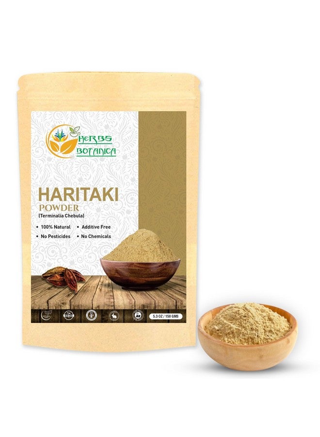 HERBS BOTANICA مسحوق هارتيكي من هيربس بوتانيكا 100% نقي وطبيعي - مسحوق تيرميناليا تشيبولا للاستخدام العشبي - عشبة تريبيلا الأيورفيدا المطحونة بشكل ناعم لصحة وجمال DIY 5.3 أونصة عبوة قابلة لإعادة الإغلاق - Image 1