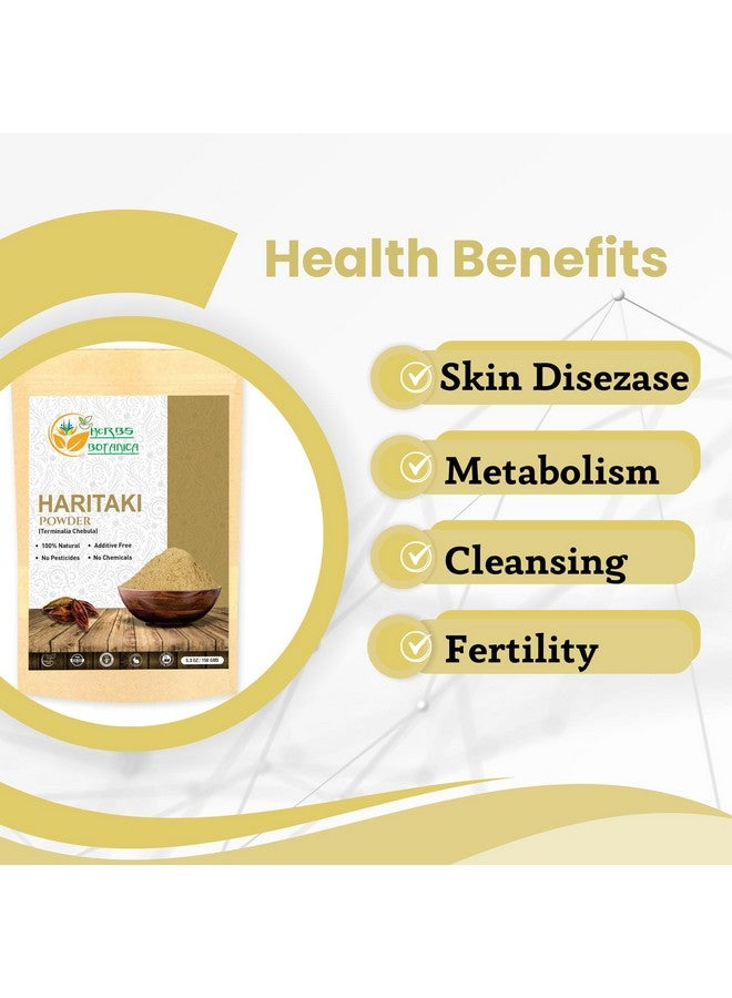 HERBS BOTANICA مسحوق هارتيكي من هيربس بوتانيكا 100% نقي وطبيعي - مسحوق تيرميناليا تشيبولا للاستخدام العشبي - عشبة تريبيلا الأيورفيدا المطحونة بشكل ناعم لصحة وجمال DIY 5.3 أونصة عبوة قابلة لإعادة الإغلاق - Image 5