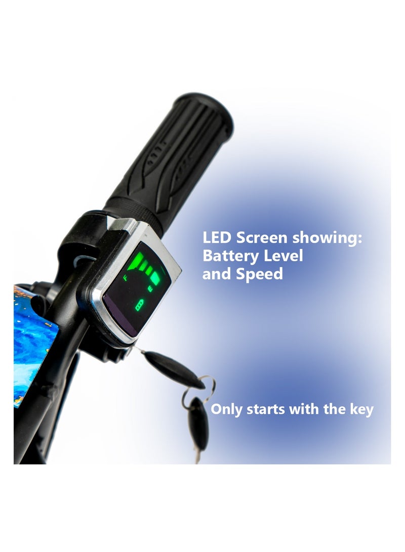 Kids’ Electric Drift Scooter 36V 350W – Three Wheels with LED Lights & Bluetooth Speaker – 4.4Ah Battery – Supports up to 100 kg - Image 5