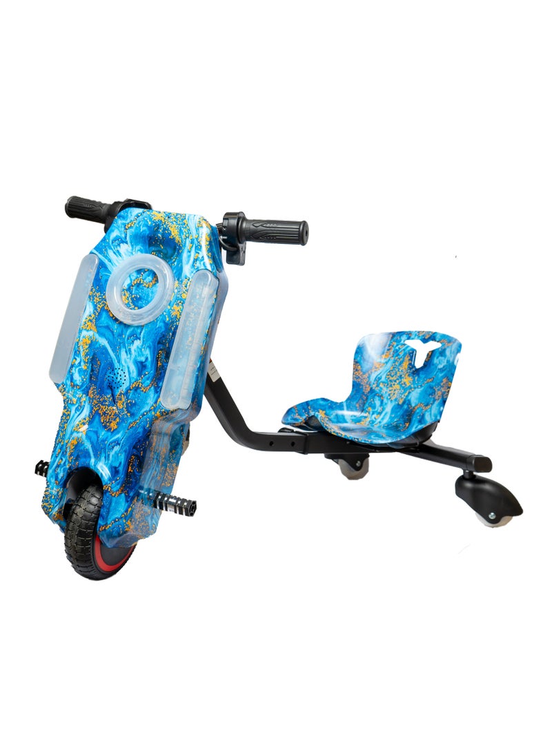 Kids’ Electric Drift Scooter 36V 350W – Three Wheels with LED Lights & Bluetooth Speaker – 4.4Ah Battery – Supports up to 100 kg - Image 2