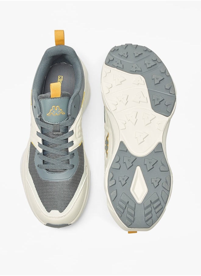 Kappa Men's Textured Sports Shoes with Lace-Up Closure  - Image 4