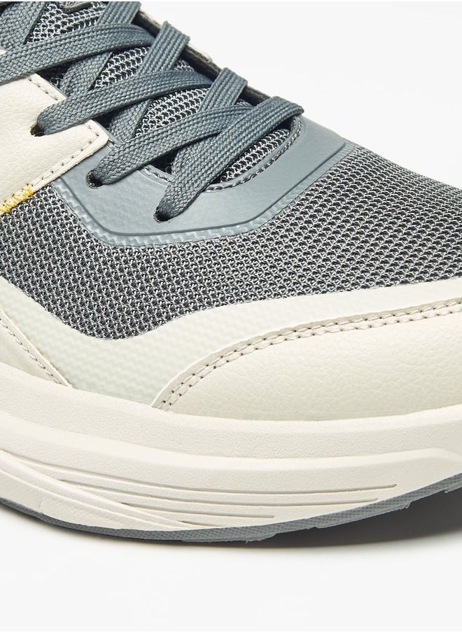Kappa Men's Textured Sports Shoes with Lace-Up Closure  - Image 5