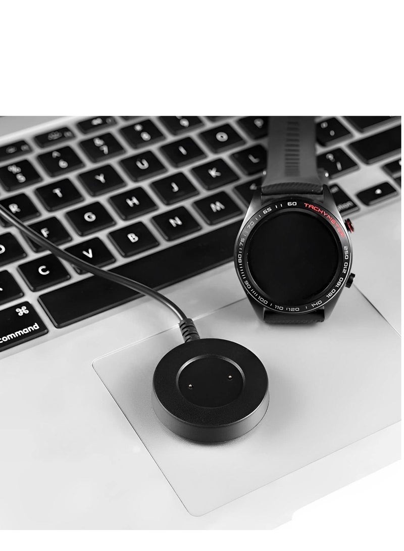 قاعدة شحن مغناطسية قوية  100سم لساعات هواوى جى تى 1 46 ملى / جى تى46 مللى /هونر ماجيك 46 مللى /هونر جى اس برو/ هونر دريم اسود - Image 2