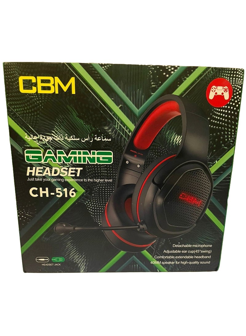 سماعة قيمنق راس سلكية من CBM موديل CH-516 - Image 1