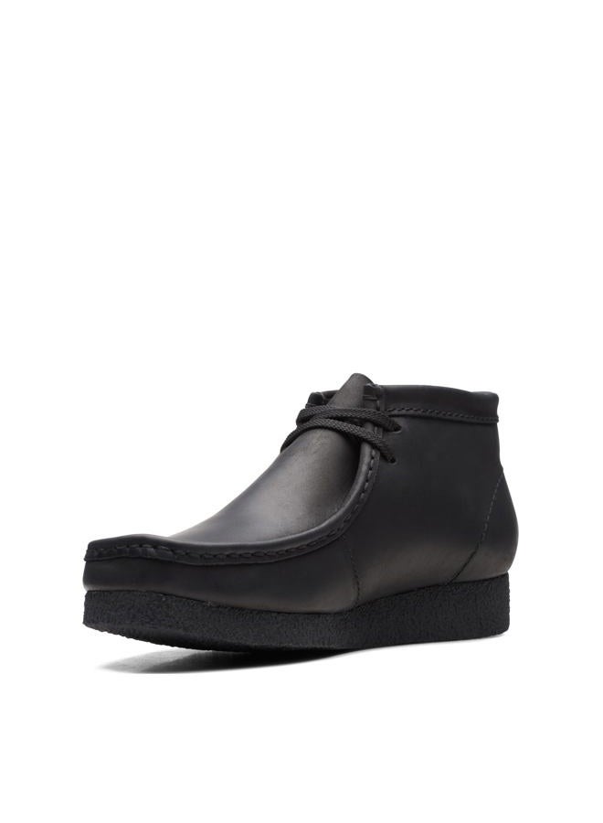 clarks Men's Shacre Chukka Boot, Black Leather, 43 EU - Image 5