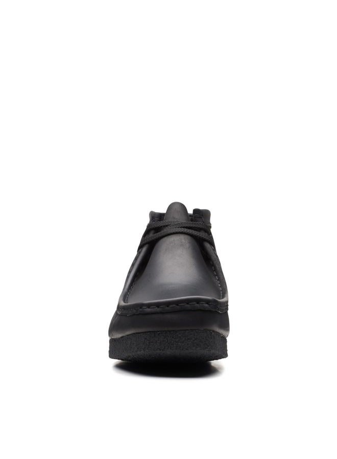 clarks Men's Shacre Chukka Boot, Black Leather, 43 EU - Image 4