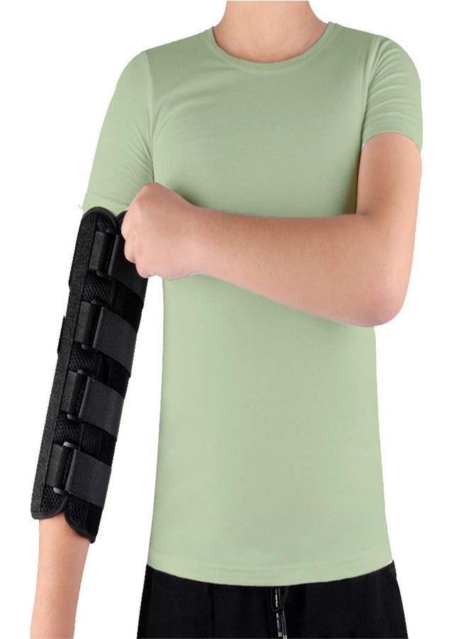 Mybow Elbow Brace, Cubital Tunnel Night Splint, Arm Immobilizer for Ulnar Nerve Entrapment, Golf Tennis Pain Relief, Adjustable Elbow Stabilizer, Nightime Support Splint for Men Women (Large) - Image 1