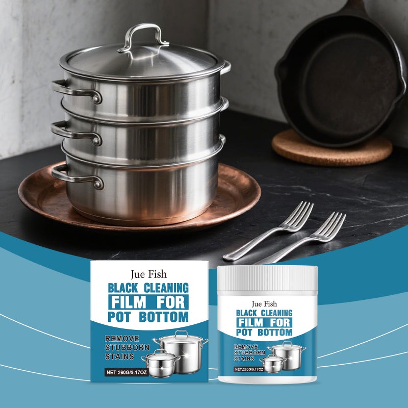 Jue Fish Pot Bottom Black Scale Cleaning Paste Removes Black Scale And Restores Cookware Shine Dissolves Grease Cleaning Paste - Image 2