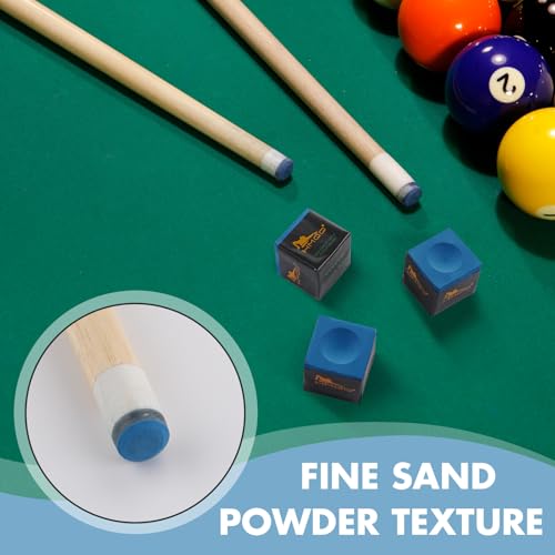 HMQQ Nano Technology Pool Cue Chalk – Professional Billiard Chalk for Tournaments, High Performance, Low Deflection, Durable, Reduces Miscues,2 Pack(2 Boxes, 4 Cubes Total) - Image 4