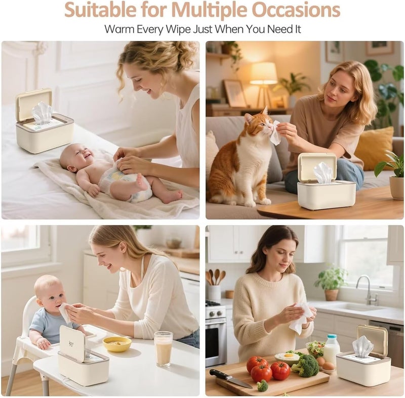 CHEFHANDY Baby Wipe Warmer and Baby Wet Wipes Dispenser - Image 4