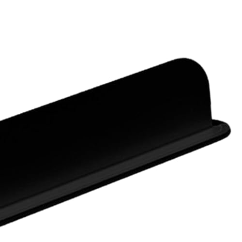 ATORSE Silicone Sink Splash Guard for Bathroom Accessory Lightweight 19.3x2x3.3inch Black - Image 3