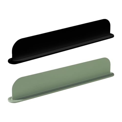 ATORSE Silicone Sink Splash Guard for Bathroom Accessory Lightweight 19.3x2x3.3inch Black - Image 5