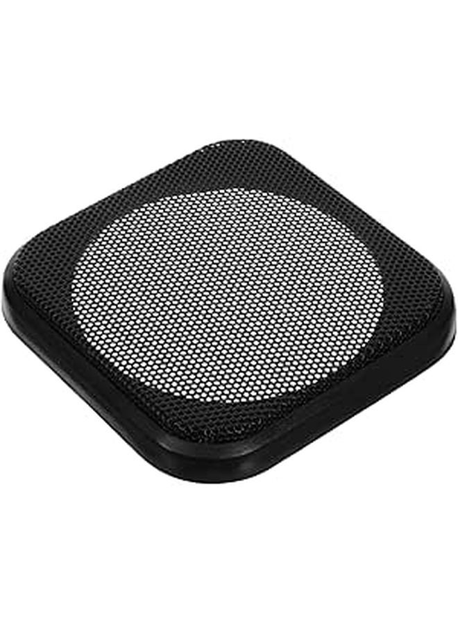 Black Car Speaker Grill Cover Mesh Design Easy Installation Audio Aesthetic Protector - Image 1