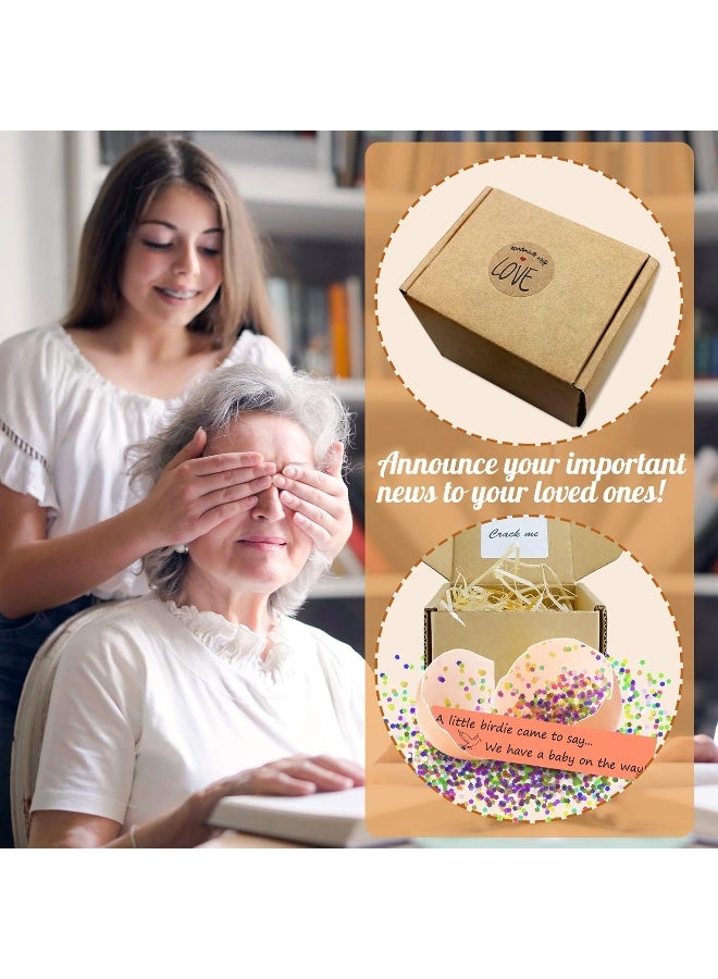 1DFAUL DINGSEN Egg Pregnancy Announcement, Pregnancy Reveal, Funny Baby Announcement Ideas, Surprise Eggs Perfect for grandparents Future Dad, or Friends - Image 3