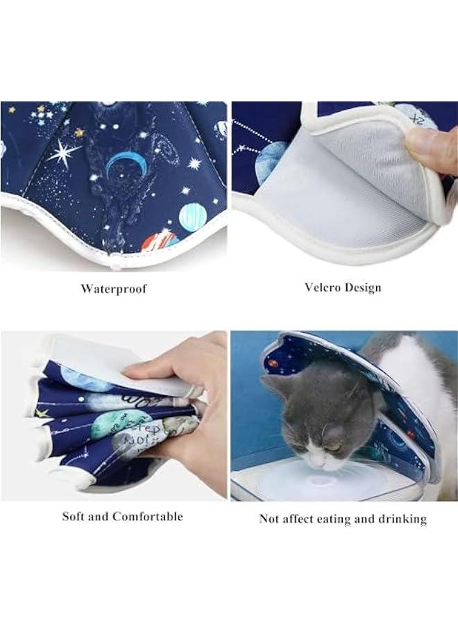 HOOKOR - Soft Cat Cone, Adjustable Cat Recovery Collar after Surgery to Prevent Licking Wound, Protective Cat Neck Cone, Comfortable Pet Elizabethan Collar for Cats Kittens and Puppies, XS (82-01) - Image 1