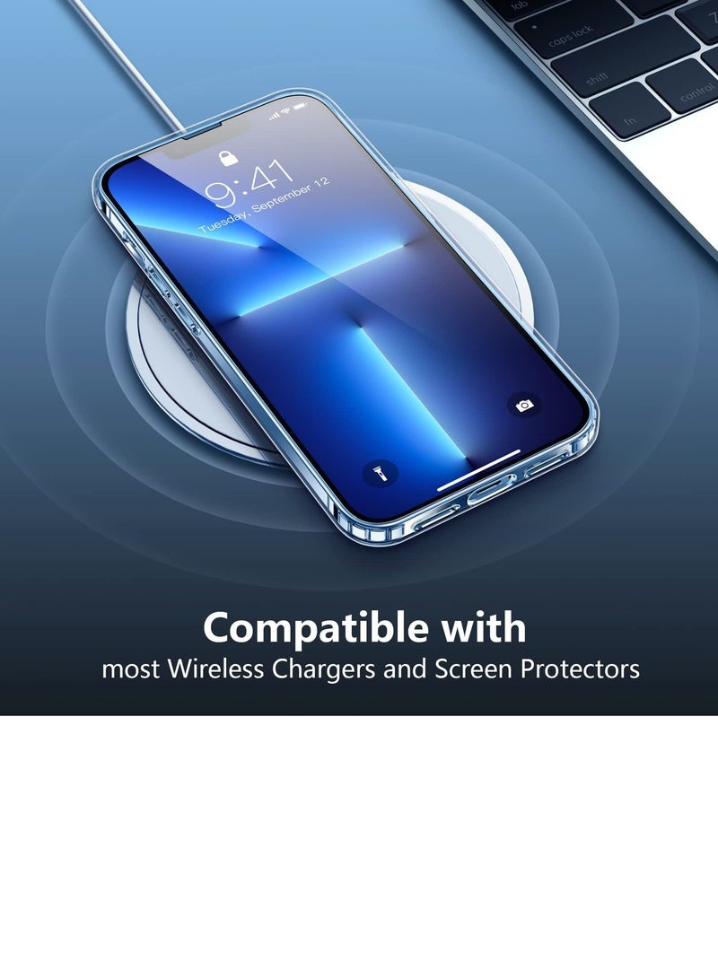 BORTONY Protective Case for iPhone 14 Crystal Clear Yellowing Resistant Slim Transparent Phone Cover for Apple iPhone 14 (6.1 inch) - Image 3