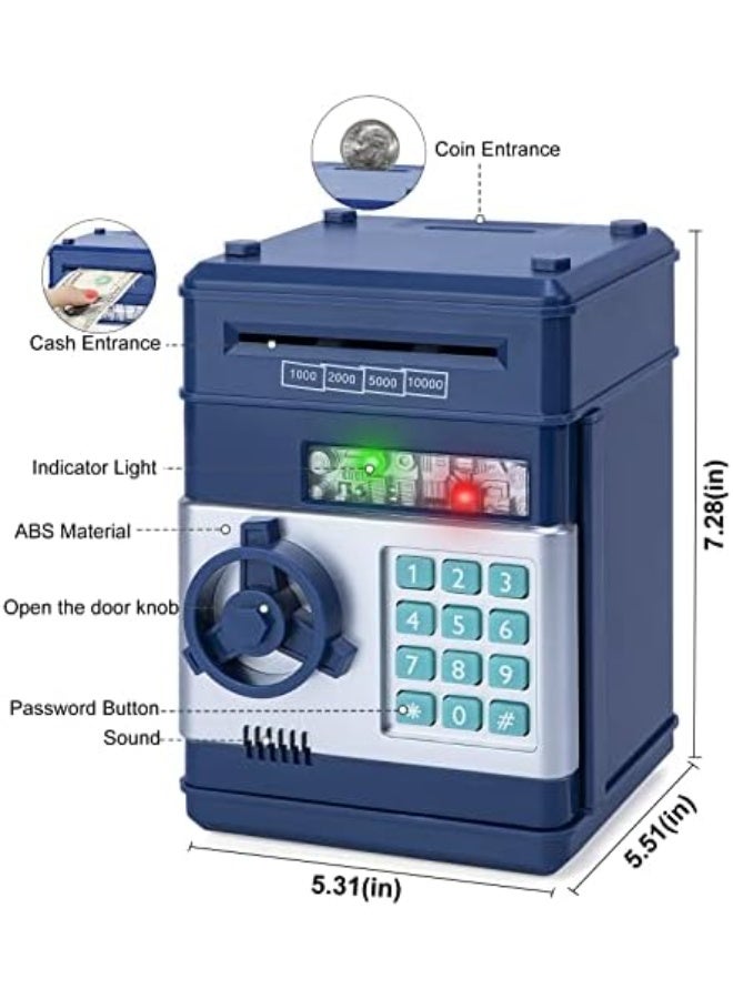 Queens Piggy Bank for Boys, Electronic Piggy Banks Password Money Saving Box Gifts for 11 Year Old Boy Money Bank Toy Birthday Gifts for Boys Girls Kids Safe Cash Coin Can - Image 4