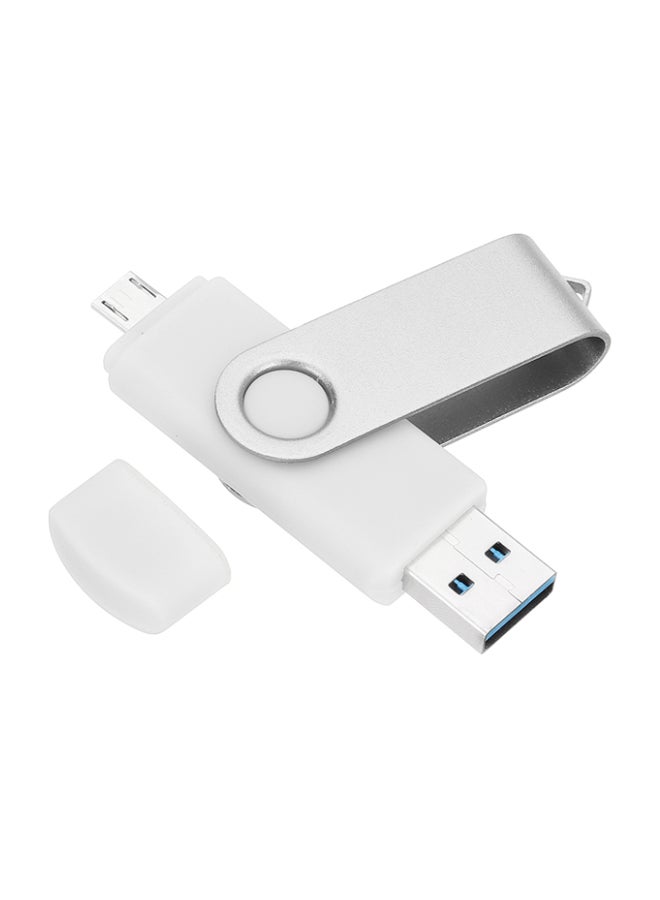 USB Flash Drive 087615 White/Silver - Image 2