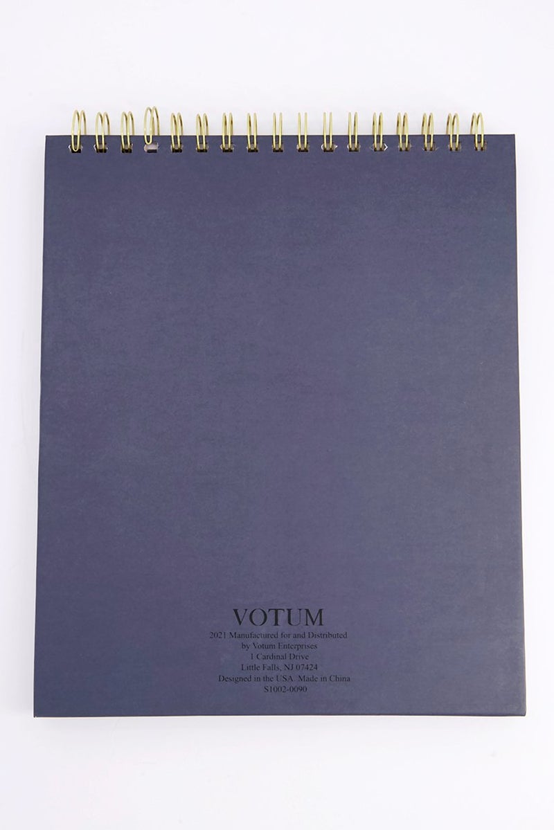 VOTUM Personalized Sketchbook, Brown and Navy - Image 3