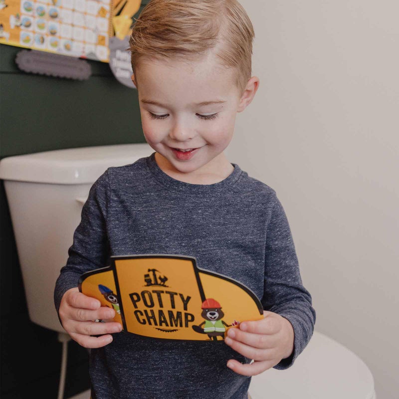 Putska Potty Training Chart with 35 Stickers, 3 Reminder Stickers and Crown for Toddlers Boys and Girls - Potty Training Rewards for Kids - Tractor - Image 5
