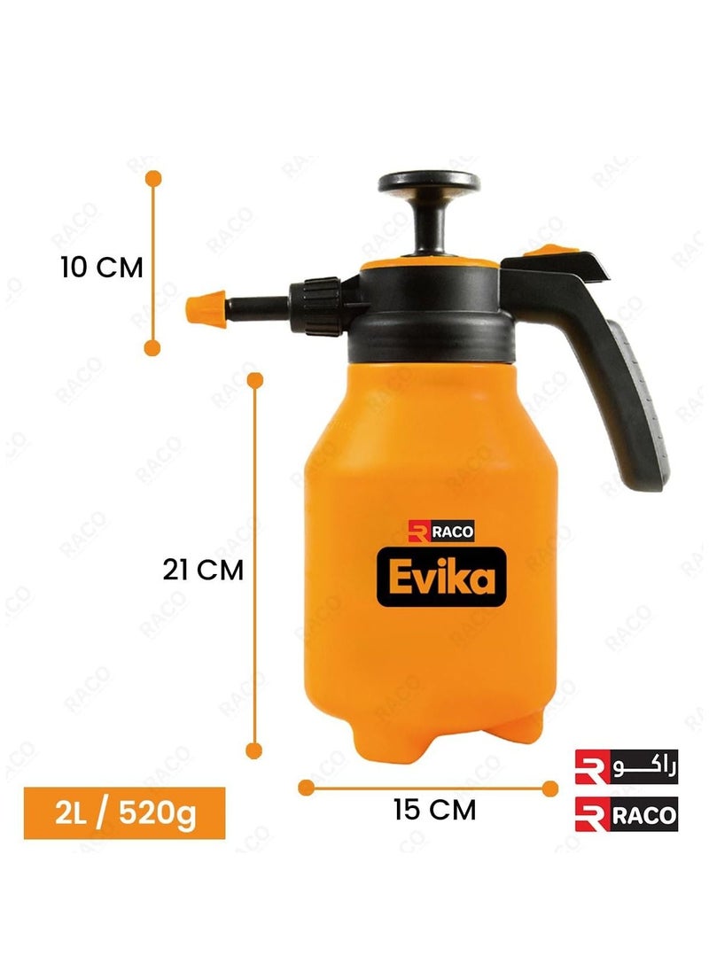 RACO Garden Sprayer 2L Hand Held Household Garden Pressure Water Sprayer with Pressure Release valve Great for Indoor and Outdoor Plants