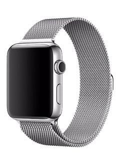 Milanese Stainless Steel Wrist Band For Watch 40 mm Silver